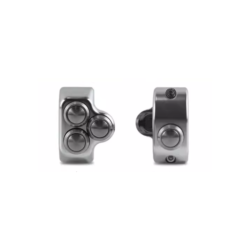 Silver 4 buttons switch controls