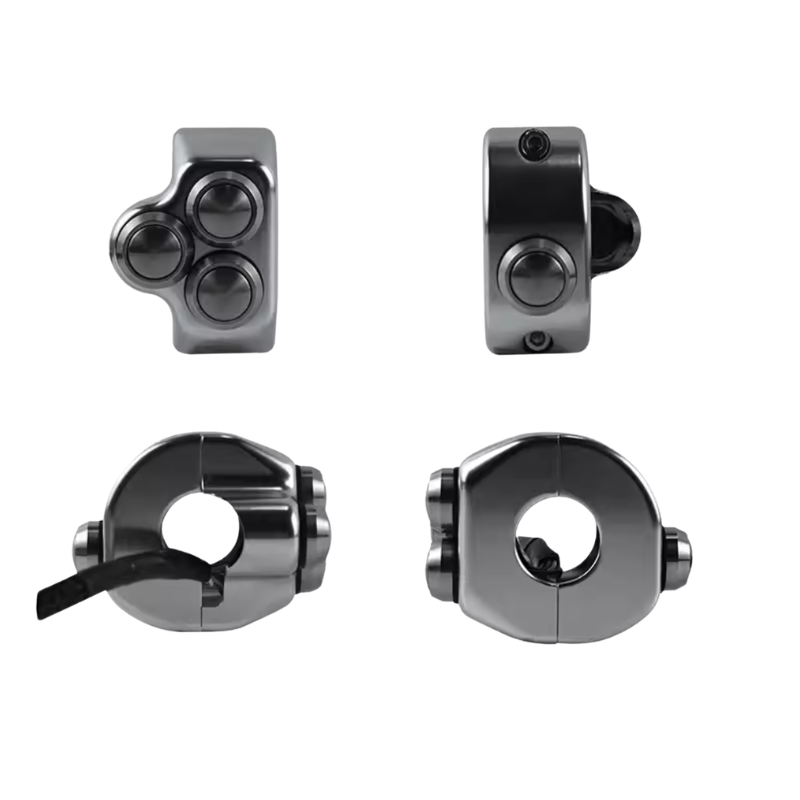 Silver 4 buttons switch controls