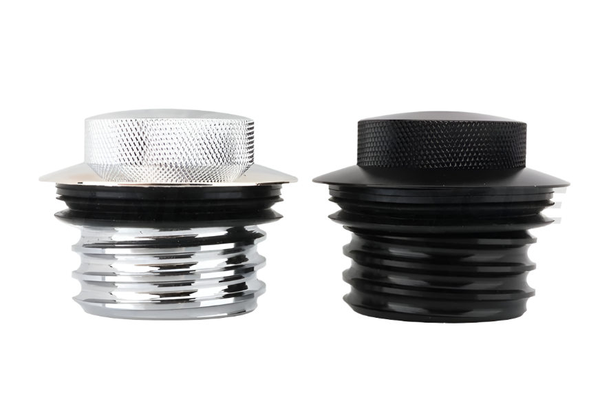 Retractable Gas Cap Triumph Bonneville Black or Chrome Aluminum