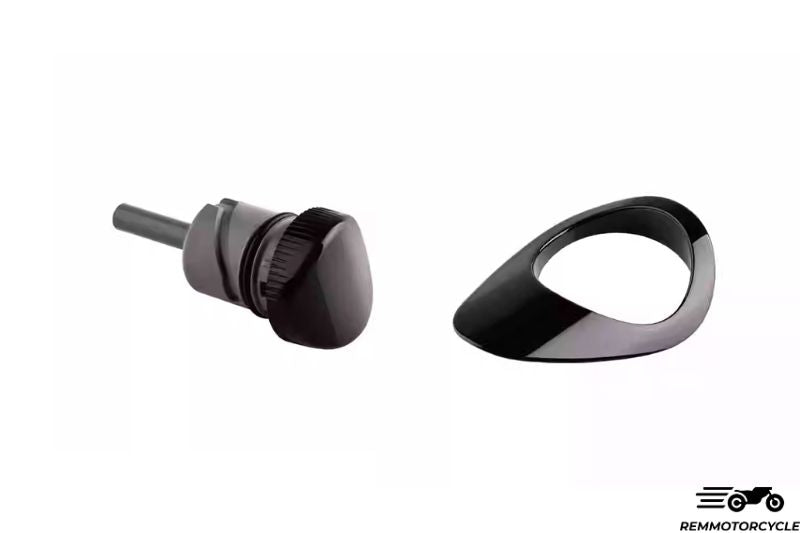 Black oil tank cap for Harley Sportster