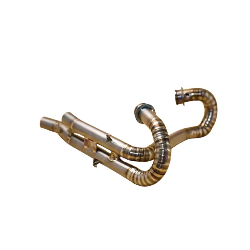 Half titanium exhaust line for Triumph Scrambler 900 XC