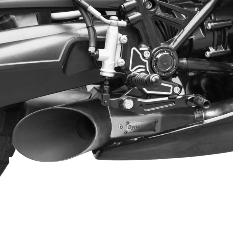 Short dual-exit exhaust for BMW R Nine T