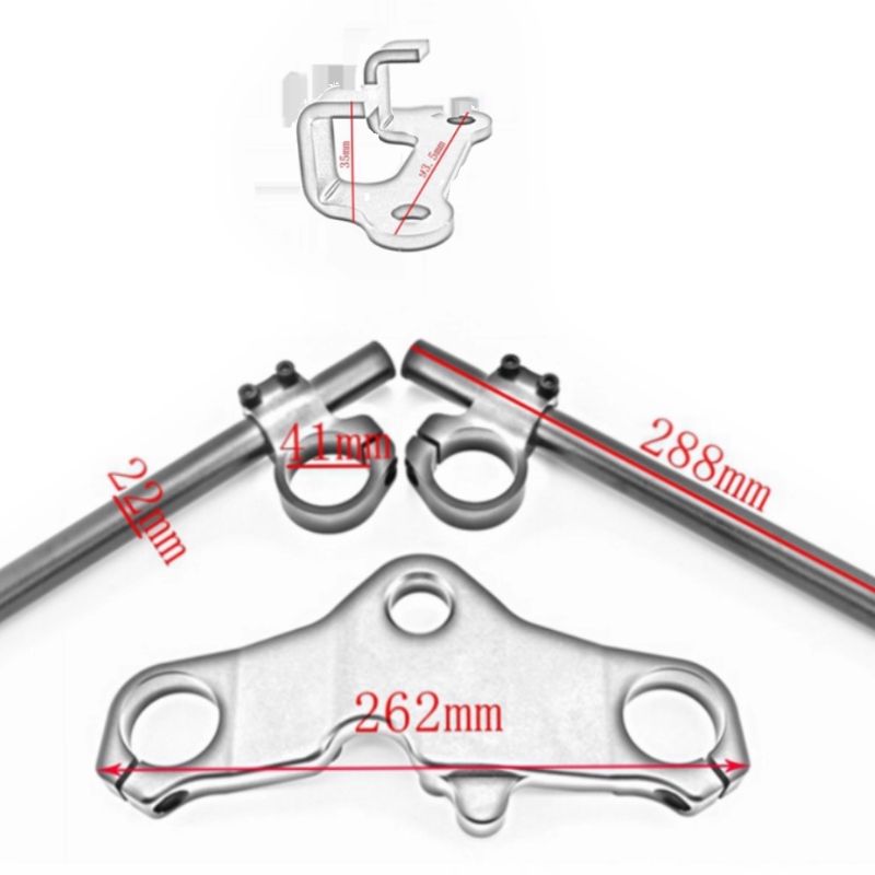 Café Racer Clip-On Handlebar Conversion Kit for Honda GB350