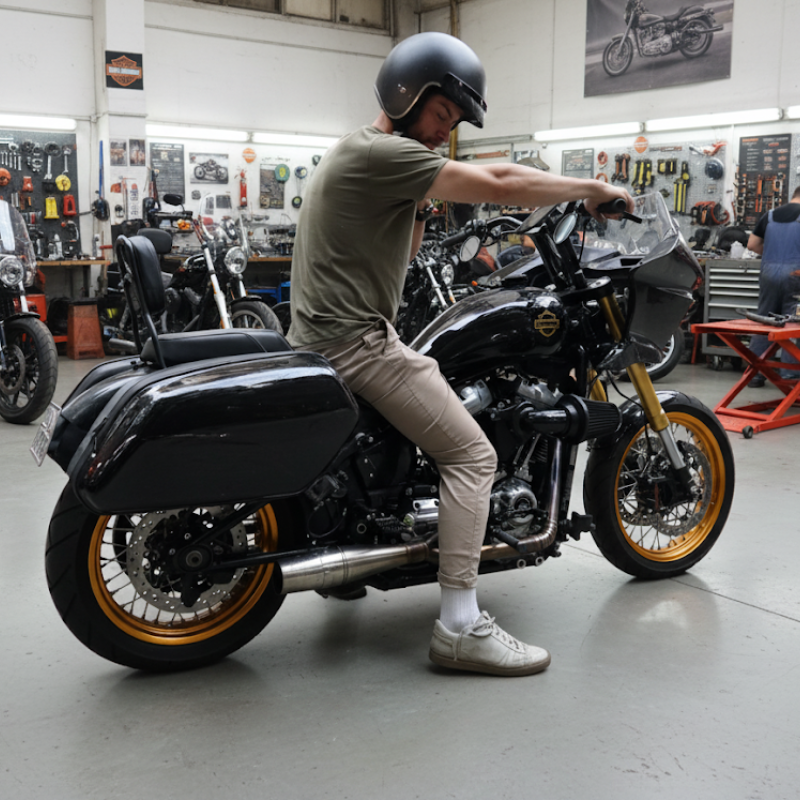 Harley Davidson Softail inverted forks