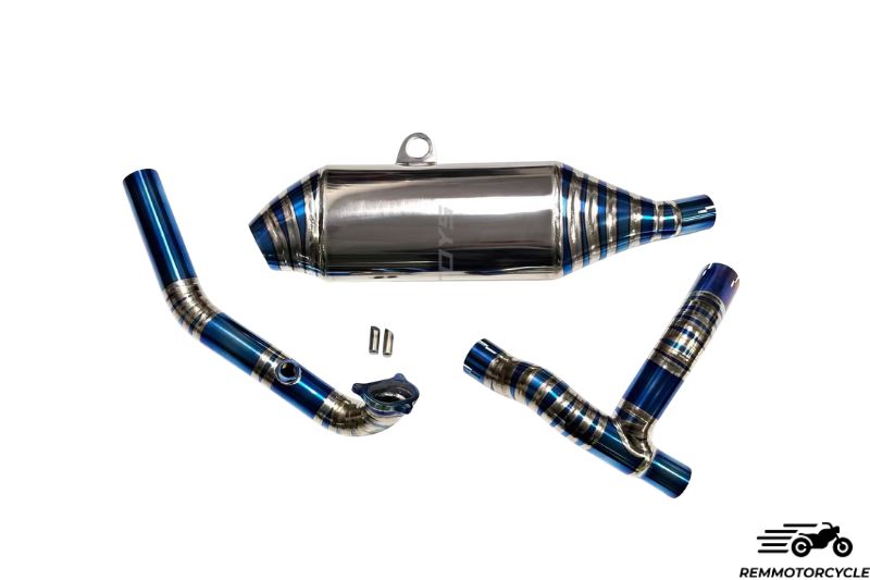 Titanium exhaust line Ducati Desert X