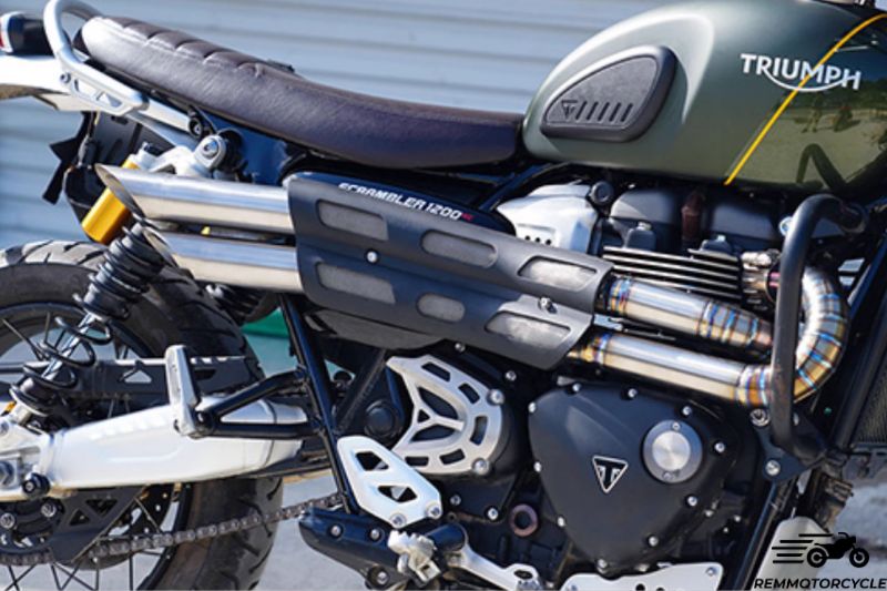 Exhaust system for Triumph Scrambler 1200