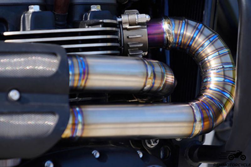 Exhaust system for Triumph Scrambler 1200