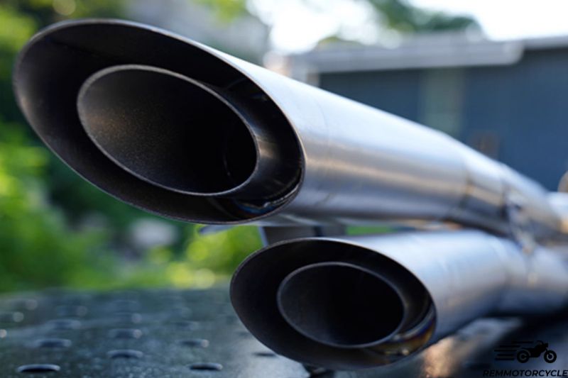 Exhaust system for Triumph Scrambler 1200