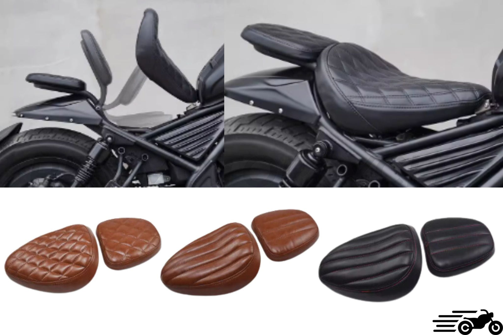 Convertible saddle for Honda CM