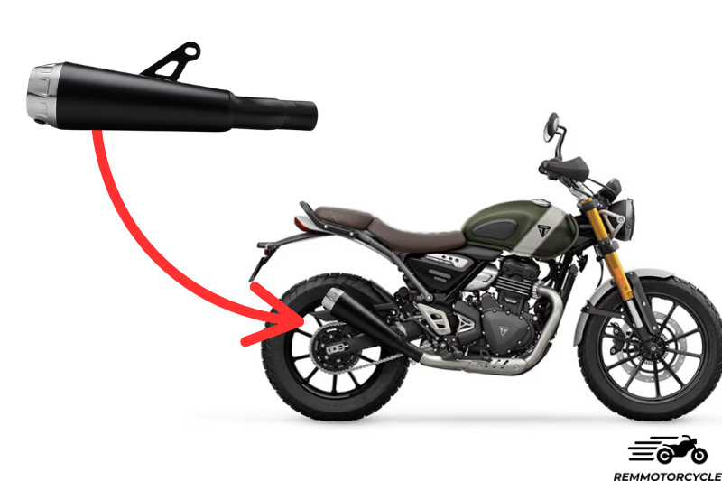 TRIUMPH 400X Speed 400 EXHAUST