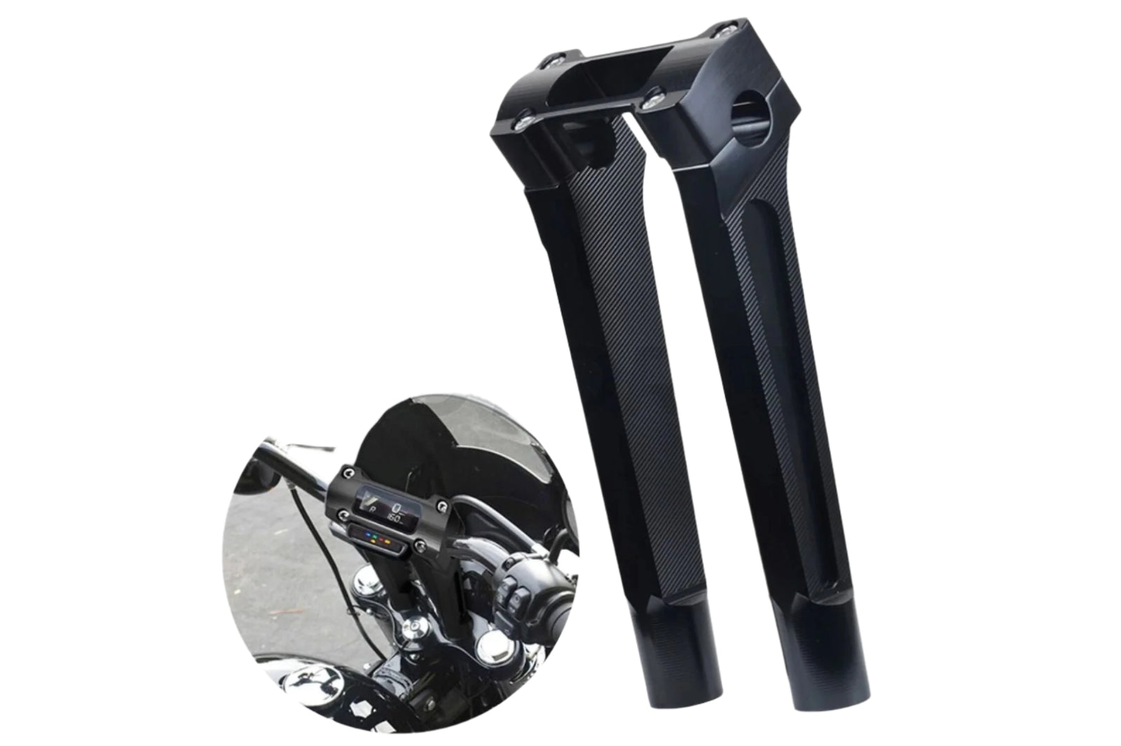 Harley Softail raised fork triple tree