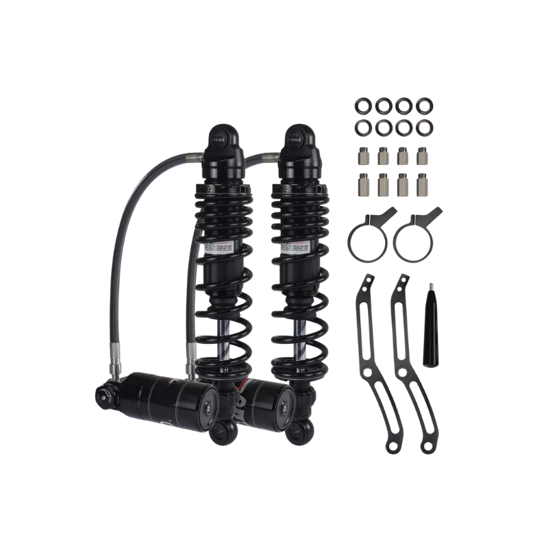 Reservoir rear shocks for Road Glide and Street Glide