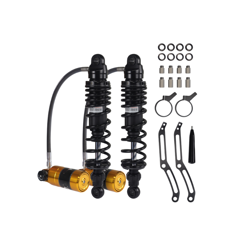 Reservoir rear shocks for Road Glide and Street Glide