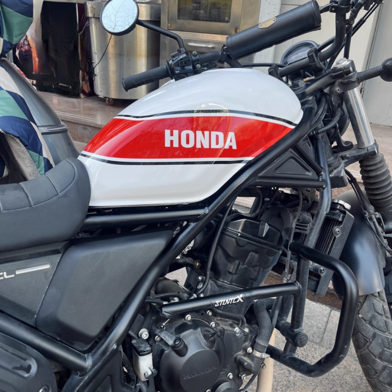 Honda CL300/CL500 customizable tank cover