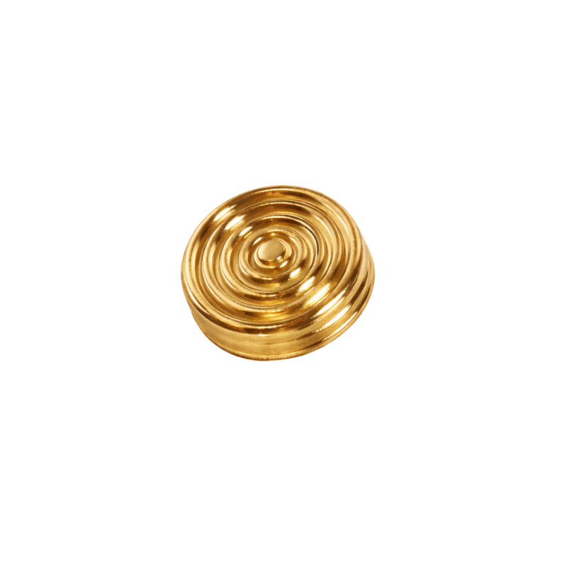 Vintage master cylinder cap for round reservoir – brass or aluminum