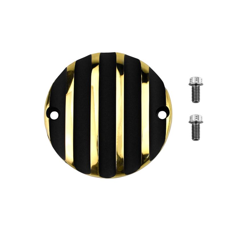Brass and aluminum crankcase covers for Bobber & Classics