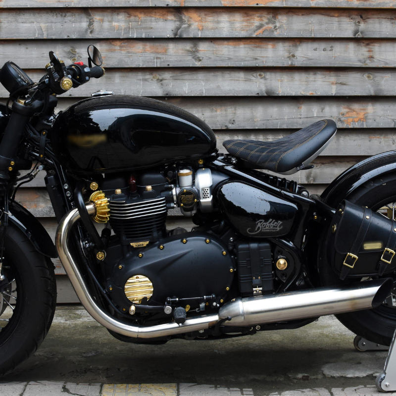 Brass and aluminum crankcase covers for Bobber & Classics