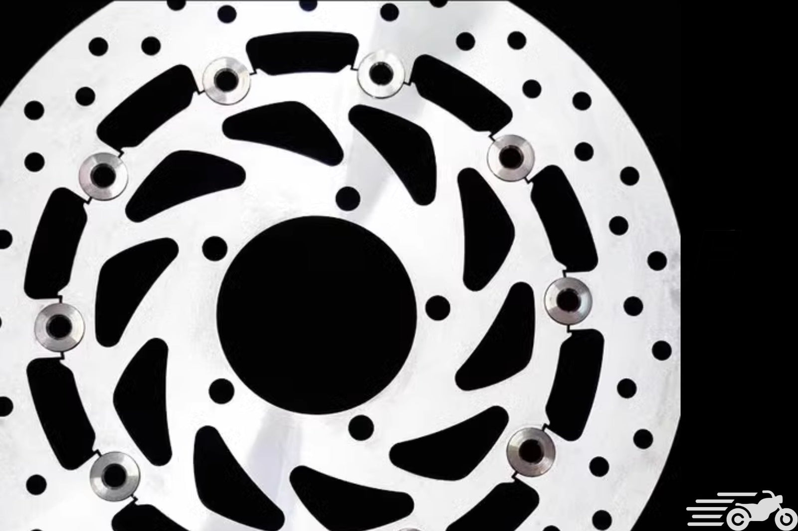 Floating front brake rotor for Triumph Bonneville Scrambler 900 or 1200