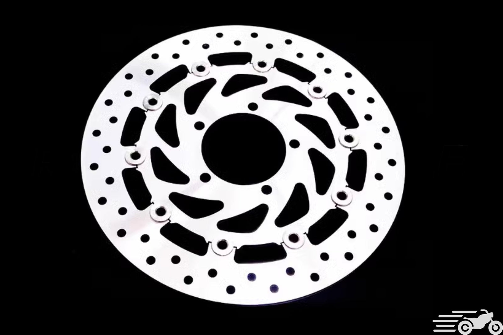 Floating front brake rotor for Triumph Bonneville Scrambler 900 or 1200