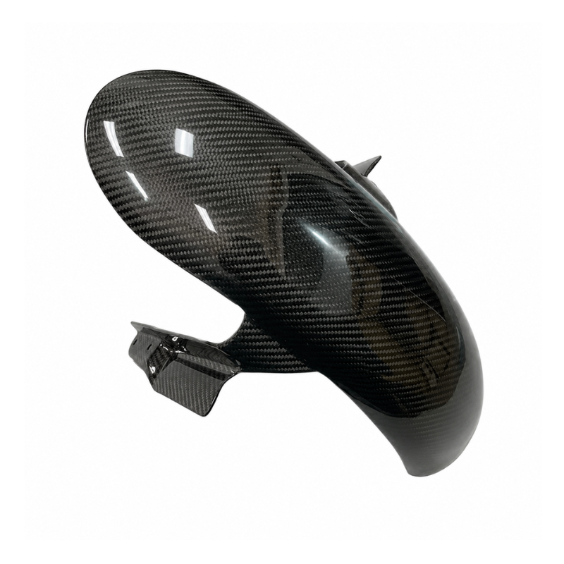 Carbon front fender for REM inverted fork – Triumph Bobber & Harley