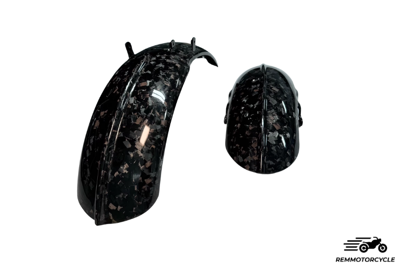 Triumph Bobber Front and Rear Forged Carbon Fender Kit