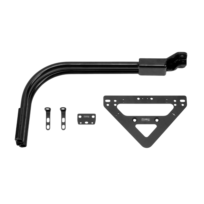 Complete bobber kit for BMW R18 with customizable seat, short fender, tubular plate holder and DRIP 3-in-1 taillight