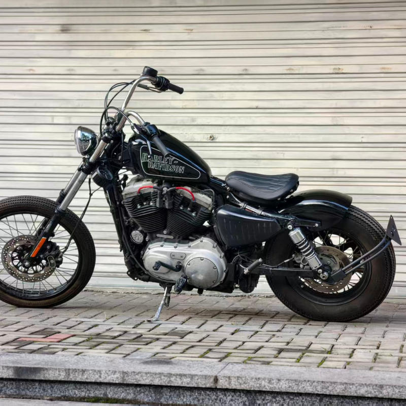 Folding 2‑Up seat + short tail kit - Harley-Davidson Sportster