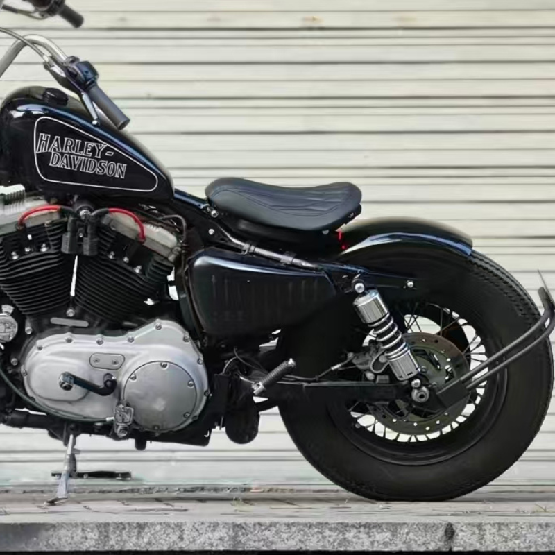 Folding 2‑Up seat + short tail kit - Harley-Davidson Sportster