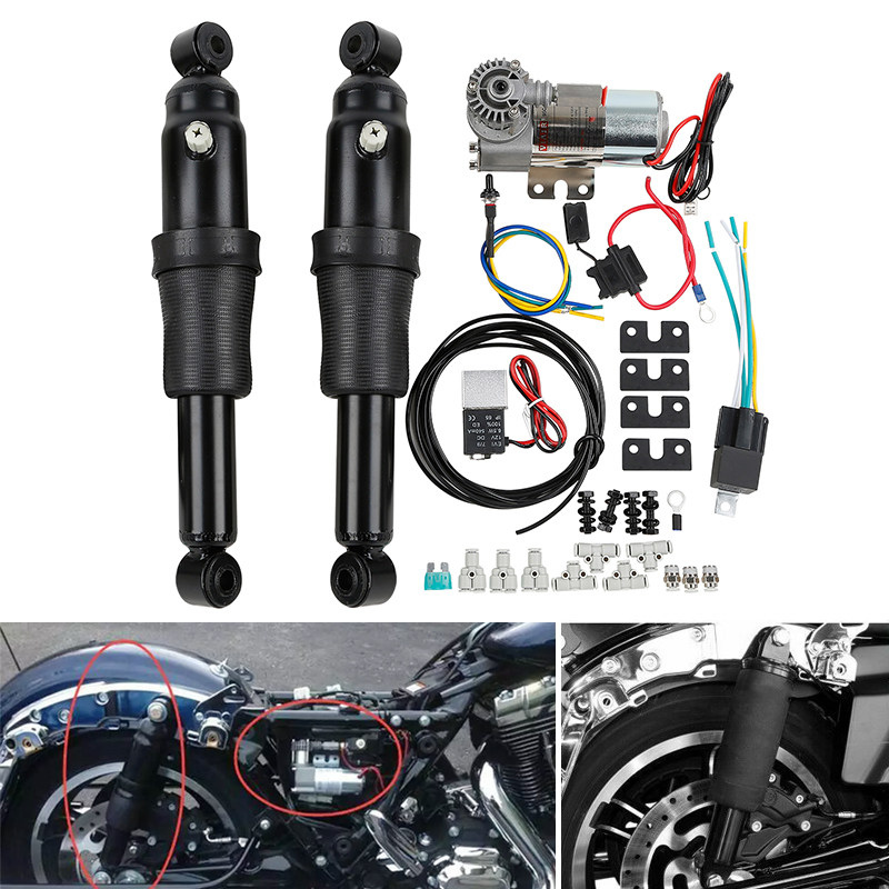 Universal air suspension kit for Harley