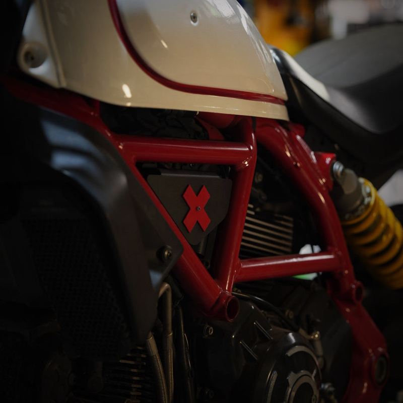 Ducati Scrambler 800/400 side frame plates pair