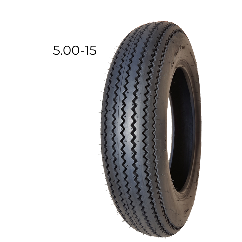 Pneu moto vintage tubeless – profil cranté