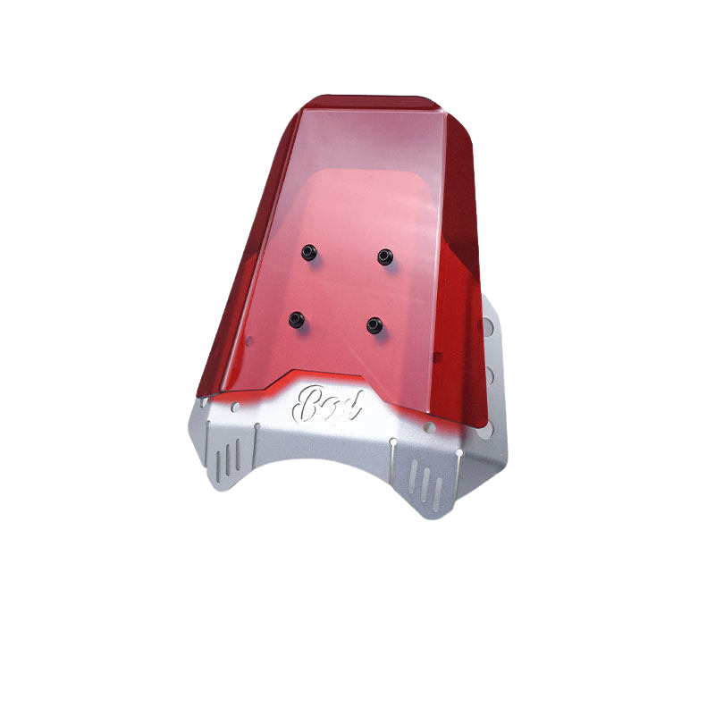 Aluminum flyscreen with plexiglass windshield for Honda CL500