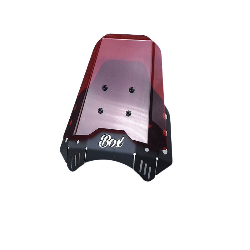 Aluminum flyscreen with plexiglass windshield for Honda CL500