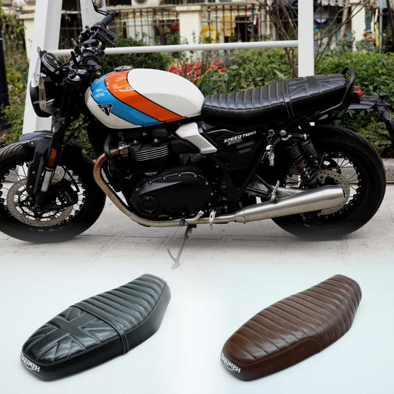 Vintage custom seat for Triumph Speed Twin 900