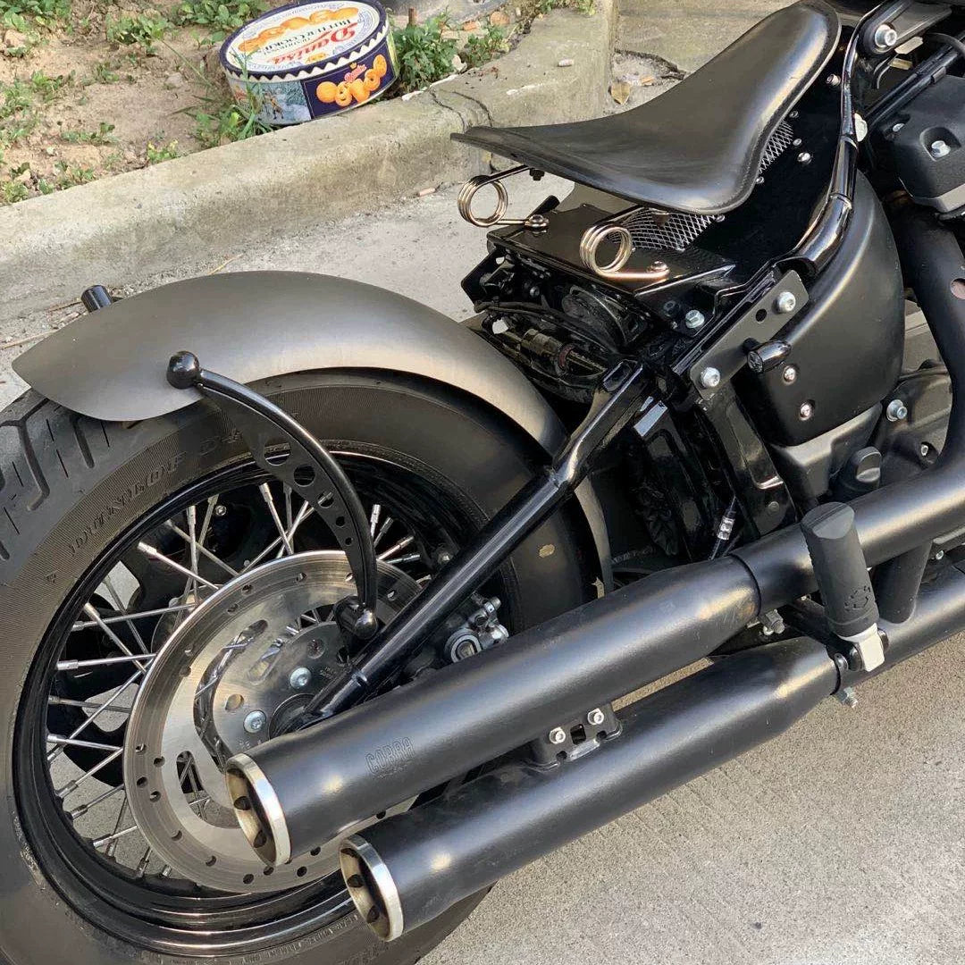 Solo Seat + Bracket for Harley Davidson Softail