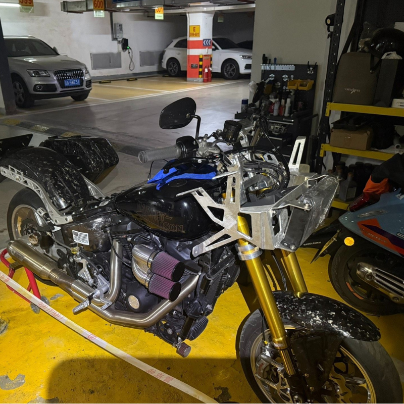 Low Rider ST aluminum fairing bracket