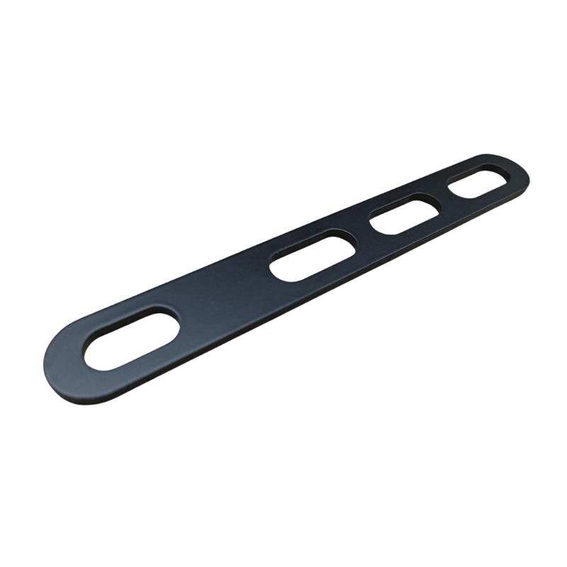 Long black M8 exhaust bracket