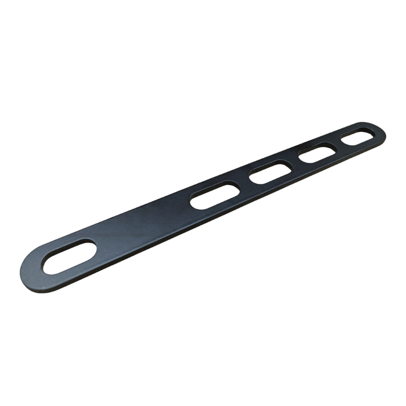 Long black M8 exhaust bracket