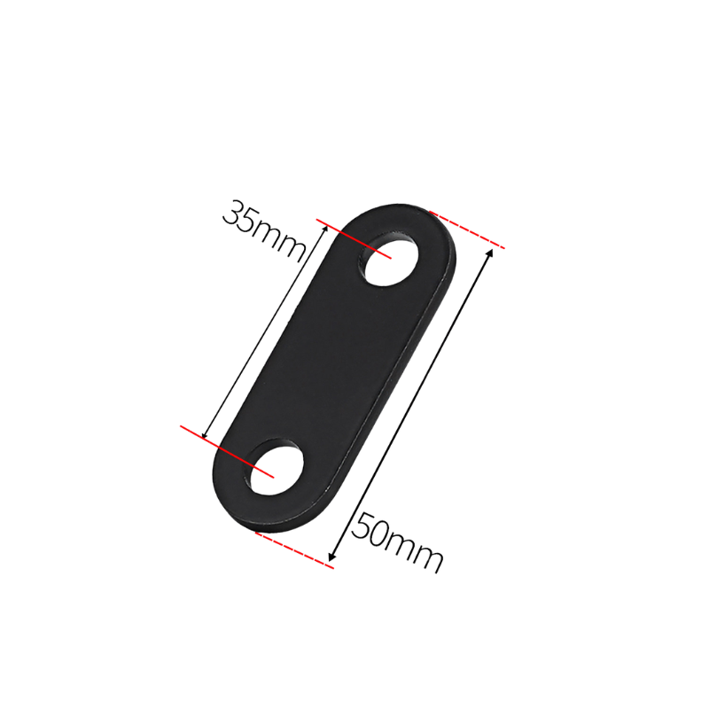 Long black M8 exhaust bracket
