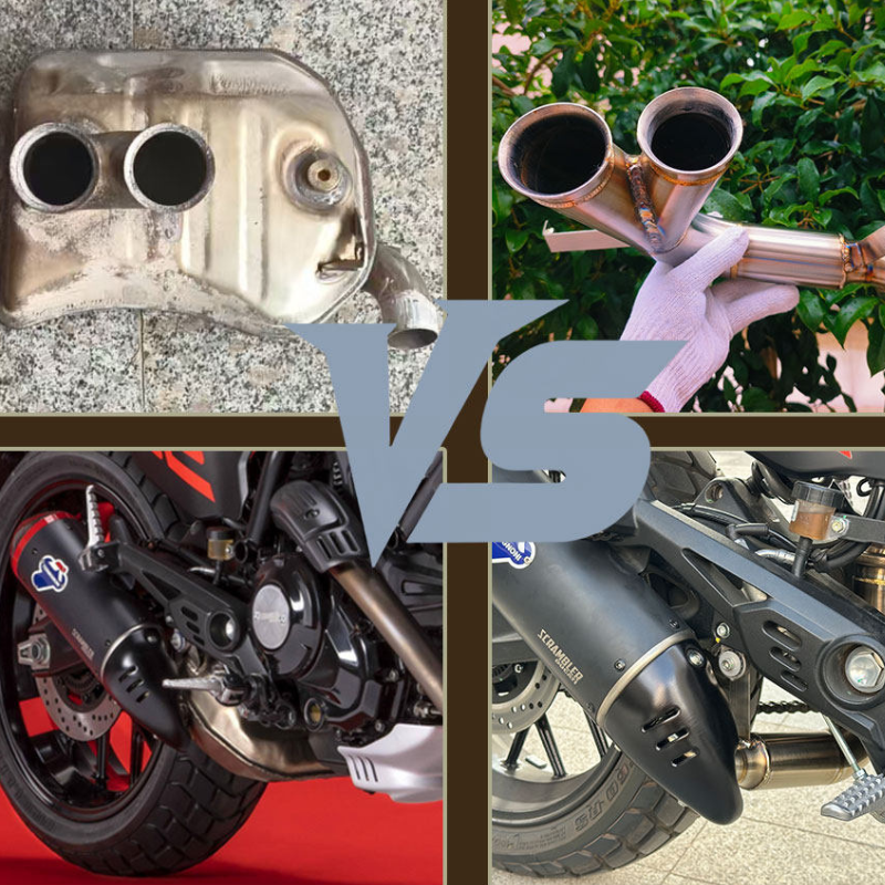 Scrambler 800 Next‑Gen exhaust mid-pipe