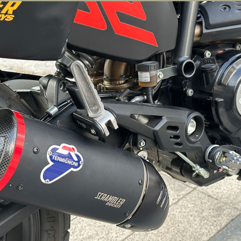 Scrambler 800 Next‑Gen exhaust mid-pipe