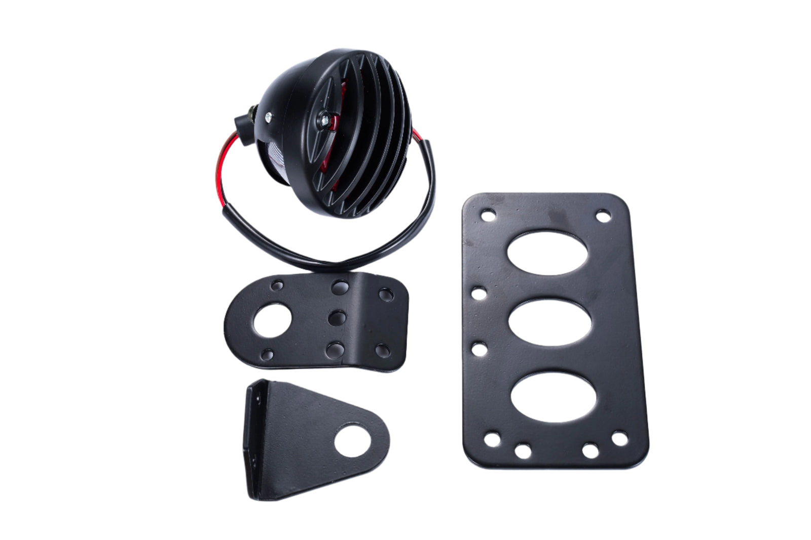 Taillight with Grid with plate bracket