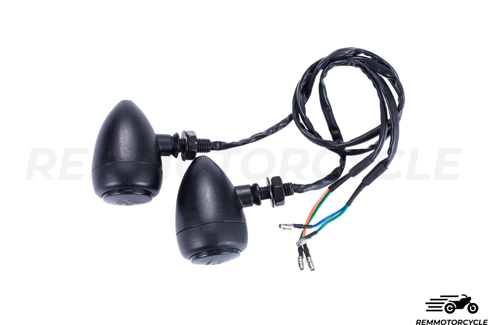 Pair of Black FULL LED Indicators