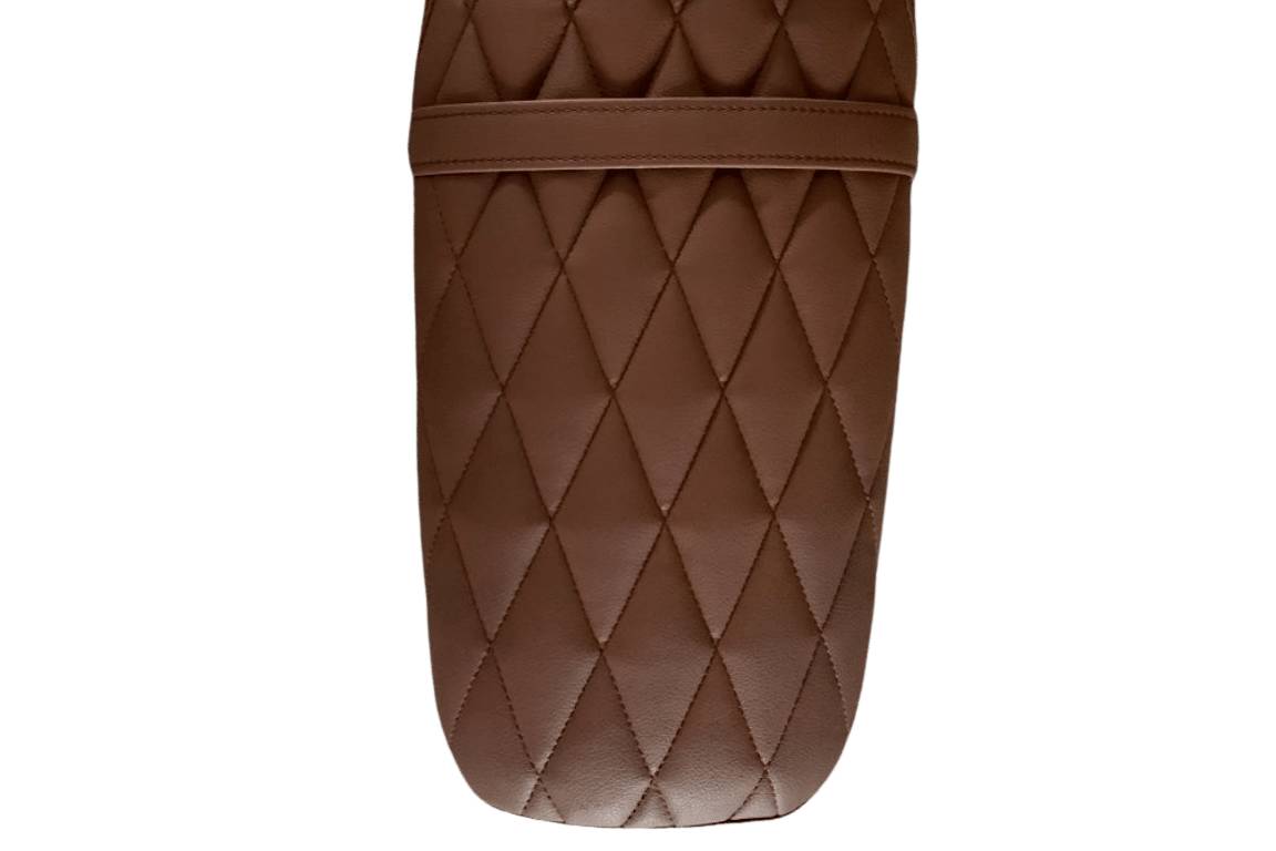 Matte Brown Raised Diamond Type 2 Saddle with Buckle