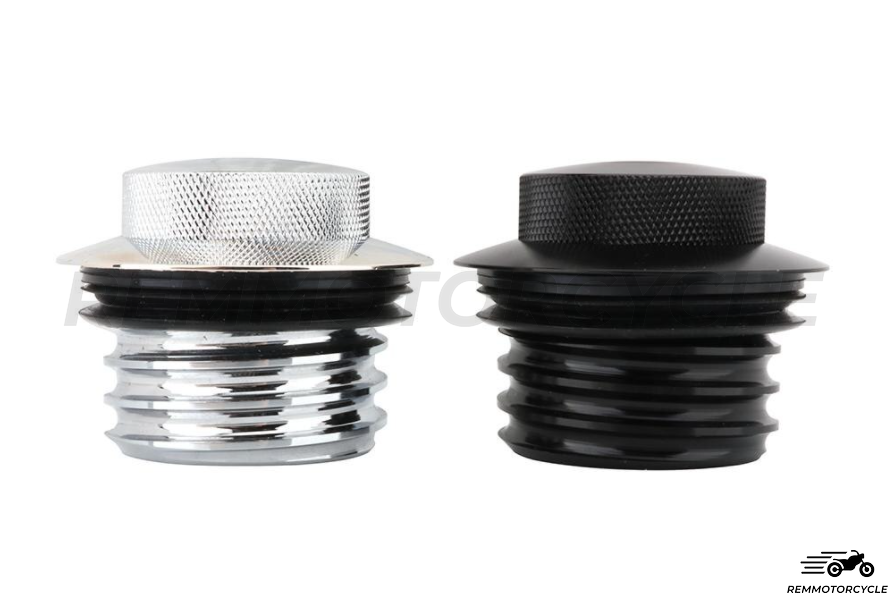Fuel cap Black or Chrome aluminum cap