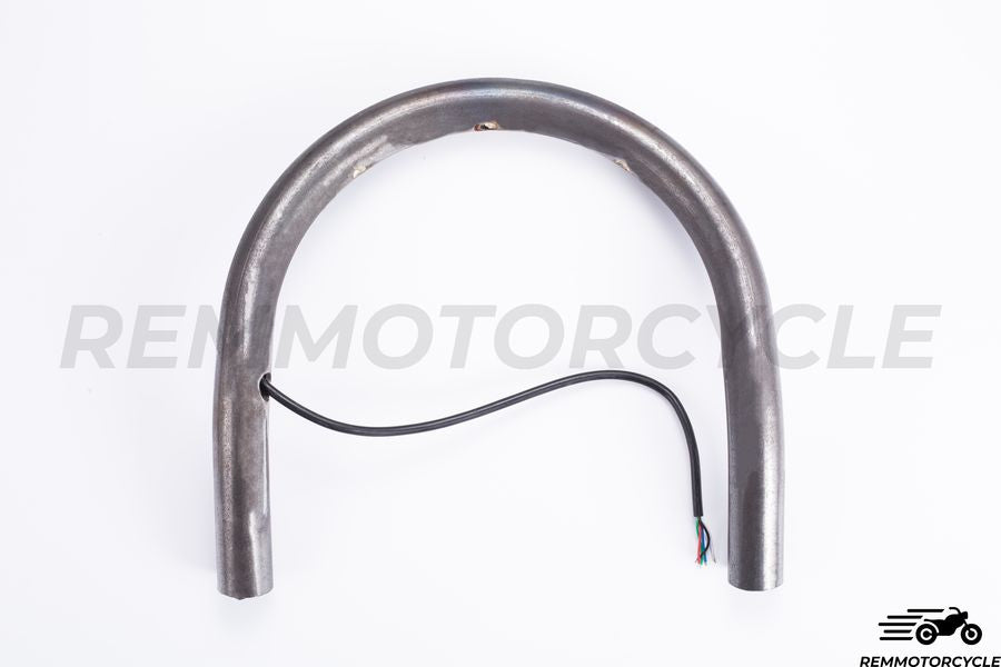 U frame back motorcycle LED strip with Integrated flat and Rebuilt Dia. 0.98in (25 mm)