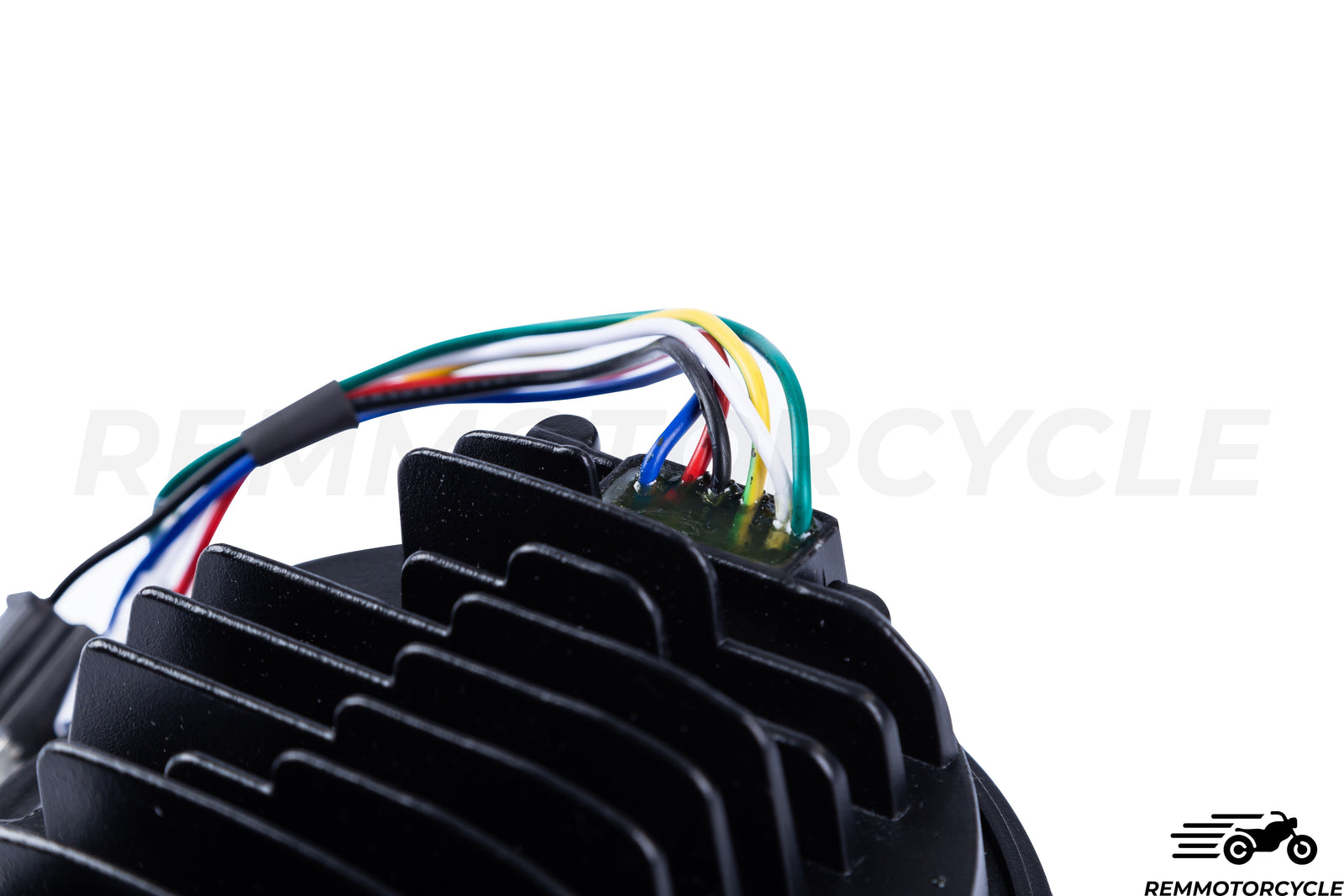 5.5" round LED headlight Integrated turn signals Harley type