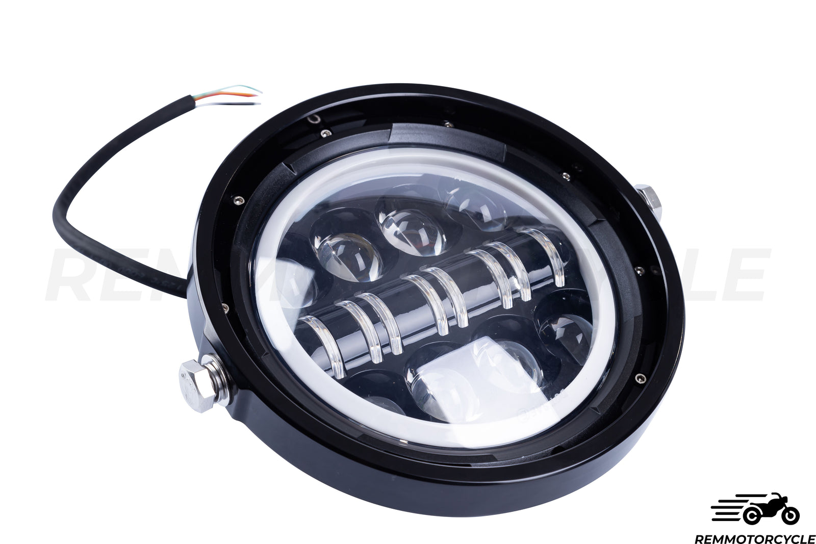 Eye Angel 7-inch LED spotlight - Orange & White