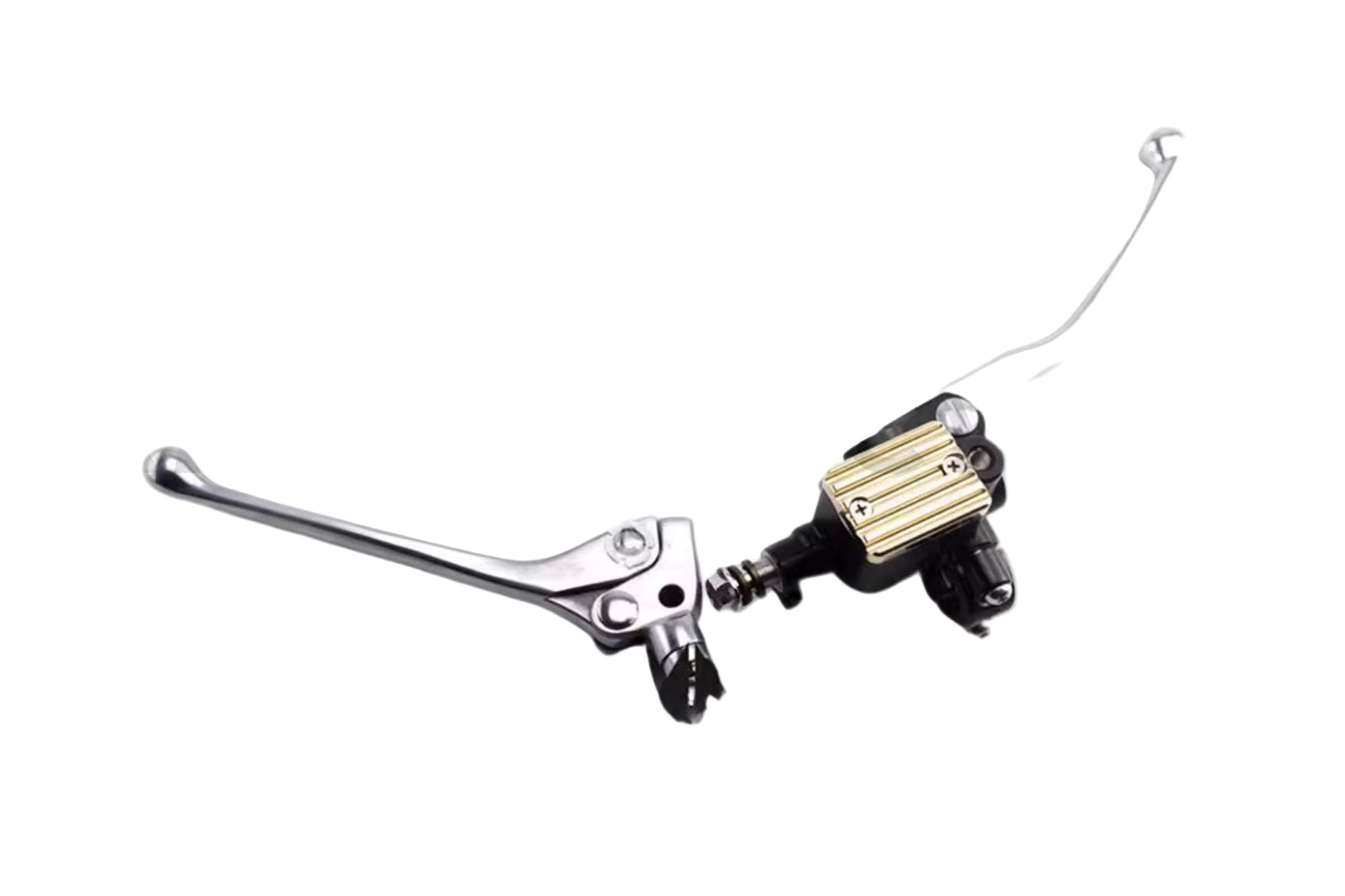 Motorcycle brake and clutch lever Black and Silver