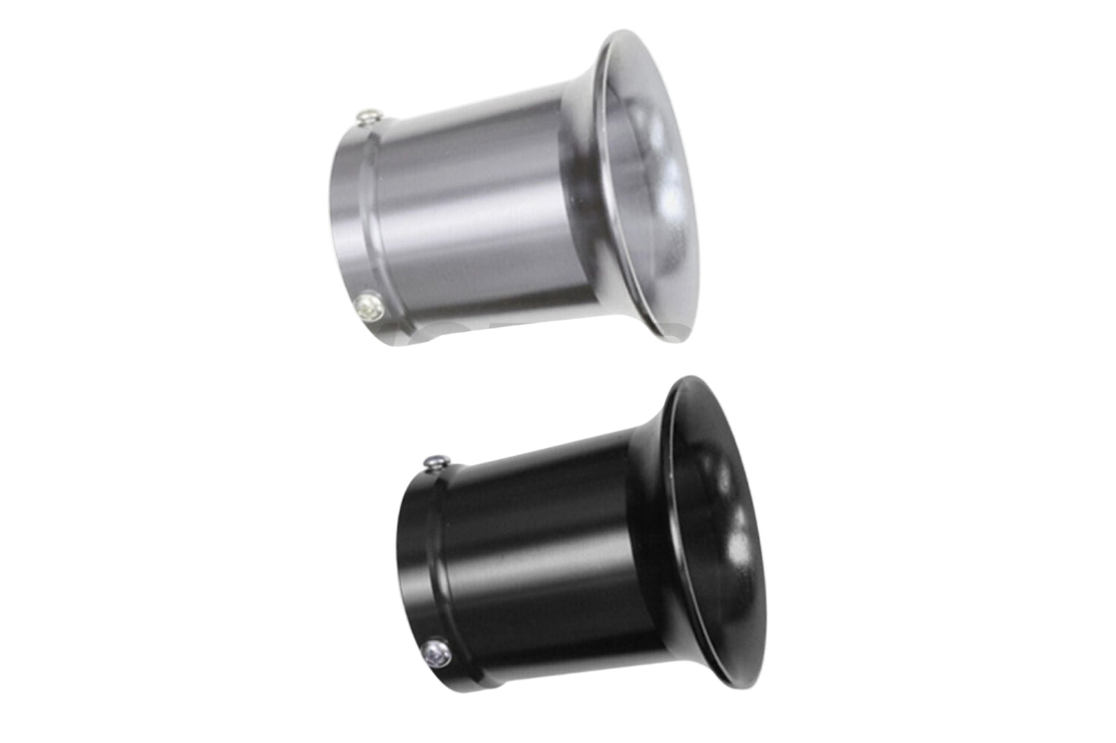 Motorcycle velocity stacks 2.1" Long version Silver